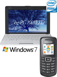 Bundle Netbook Windows + Samsung E1080w