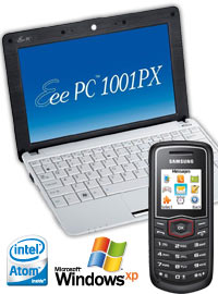 Bundle Netbook Windows + Samsung E1081