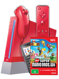 Bundle Nintendo Wii rot Jubiläums-Edition + Samsung E1100