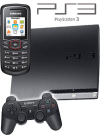 Bundle Sony PS3 160 GB + Samsung E1081