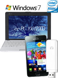 Mobiles Internet Netbook + UMTS + Samsung I9100 Galaxy S2