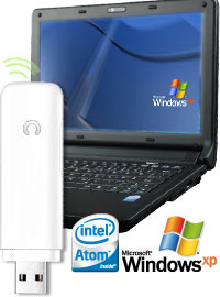 Mobiles Internet Netbook Windows + UMTS Surf-Stick